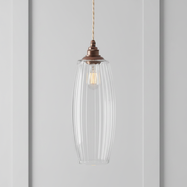 amos-lighting-Soho-Lighting-Henley-Curve-Fluted-Glass-Pendant-Light-Old-English-Bronze-Linen-Twisted-Cable-Grey-Panel