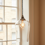 amos-lighting-Soho-Lighting-Milton-Clear-Glass-Pendant-Light-Nickel-Black-Twisted-Cable-Lifestyle
