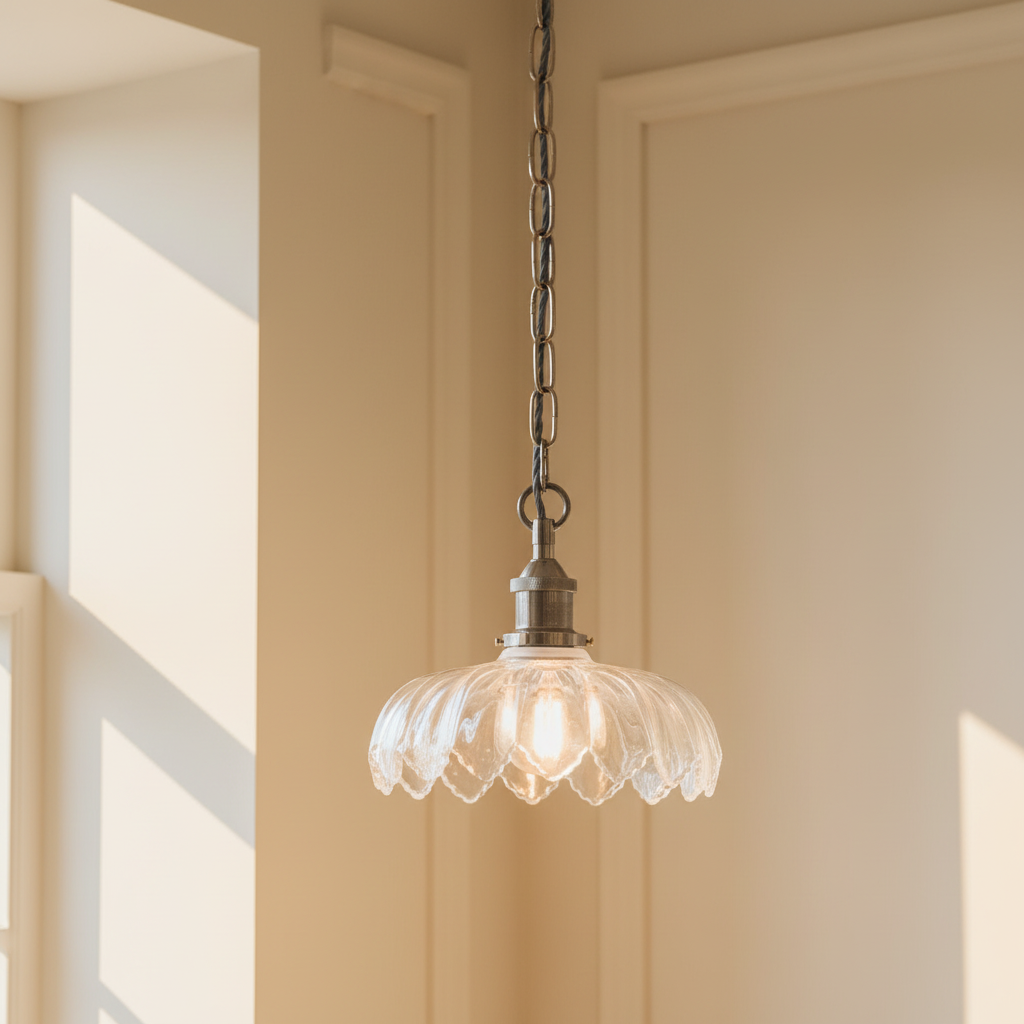 amos-lighting-Soho-Lighting-Organic-Flora-Clear-Glass-Pendant-Light-Nickel-Grey-Twisted-Cable-Lifestyle
