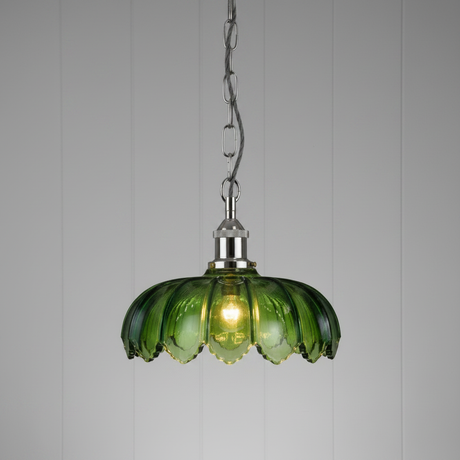 amos-lighting-Soho-Lighting-Organic-Flora-Green-Glass-Pendant-Light-Nickel-Grey-Twisted-Cable-Grey-Panel