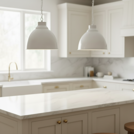 amos-lighting-Soho-Lighting-Oxford-Vintage-Pendant-Light-Clay-White-Kitchen-Pair