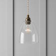 amos-lighting-Soho-Lighting-Potter-Clear-Glass-Pendant-Light-Old-English-Bronze-Linen-Twisted-Cable-Grey-Panel