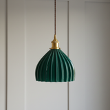 amos-lighting-Soho-Lighting-Scallop-Large-Shell-Pendant-Emerald-Green-Antique-Brass-Brown-Twisted-Cable-Grey-Panel