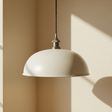 amos-lighting-Soho-Lighting-Worcester-Clay-White-Painted-Pendant-Light-Brushed-Chrome-Black-Twisted-Cable-Lifestyle