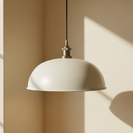amos-lighting-Soho-Lighting-Worcester-Clay-White-Painted-Pendant-Light-Brushed-Chrome-Black-Twisted-Cable-Lifestyle
