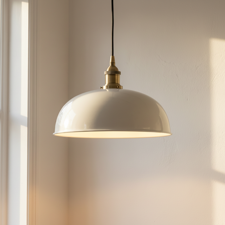 amos-lighting-Soho-Lighting-Worcester-Clay-White-Painted-Pendant-Light-Brushed-Chrome-Black-Twisted-Cable