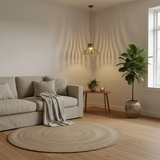 amos-lighting-Stuart-Lamble-Bell-Pendant-Shade-Wooden-Slat-Lounge-Accent