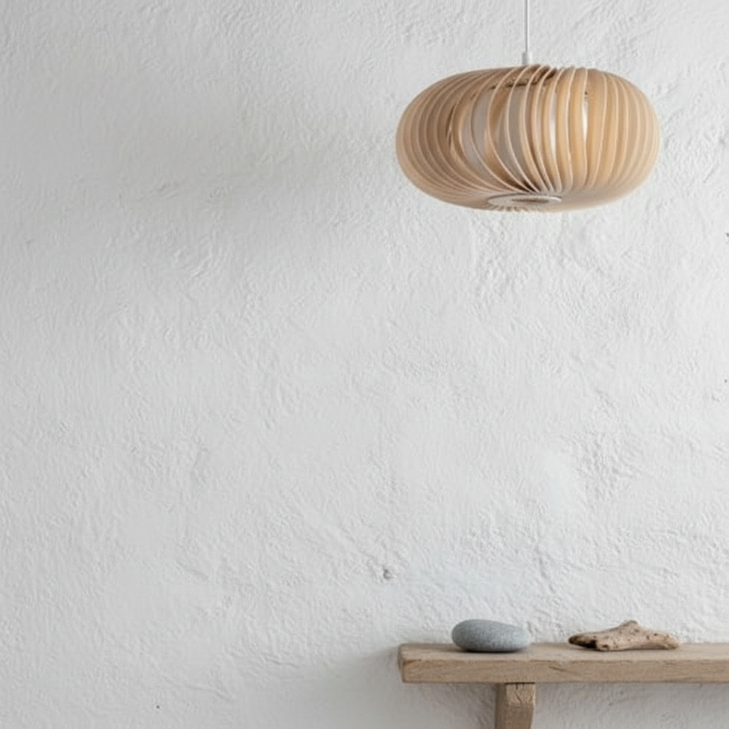 amos-lighting-Stuart-Lamble-Spinner-Ceiling-Pendant-Birch-Veneer-Cornish-Coastal-Limewash-Driftwood-Shelf