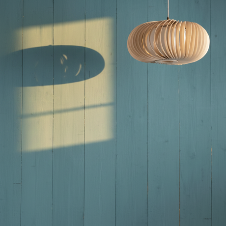 amos-lighting-Stuart-Lamble-Spinner-Ceiling-Pendant-Birch-Veneer-Duck-Egg-Blue-Panel-Exact-Square