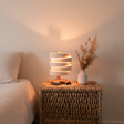 amos-lighting-Stuart-Lamble-Wrap-Mini-Table-Lamp-Natural-Plywood-Walnut-Base-Seagrass-Bedside-Lifestyle