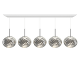 Tom Dixon Whirl Pendant System 30cm Linear Silver LED