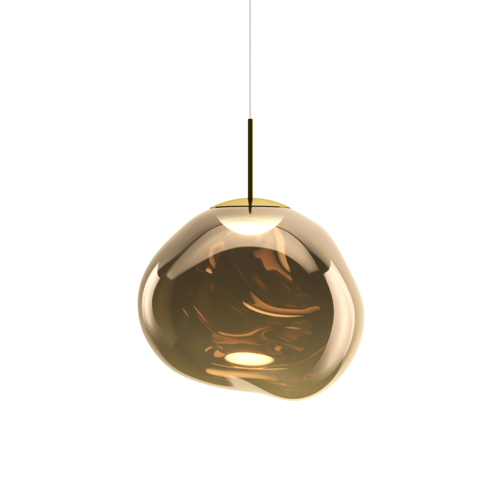 Tom Dixon Melt Pendant Bronze LED - Designer Ceiling Light | Amos