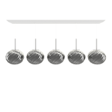 Tom Dixon Whirl Pendant System 30cm Linear Silver LED
