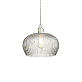 Amos Lucid Medium Pendant Ribbed Glass –  from Amos Lighting + Home