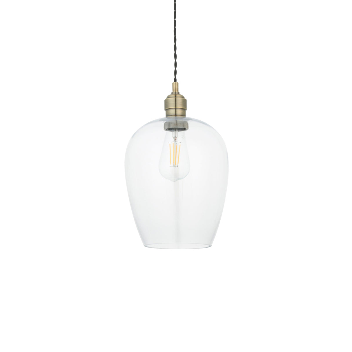 Amos Lucid Pendant Antique Brass –  from Amos Lighting + Home