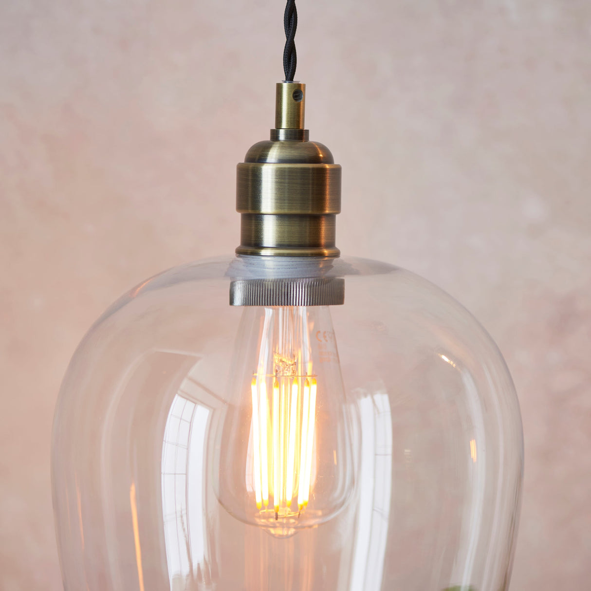 Amos Lucid Pendant Antique Brass –  from Amos Lighting + Home