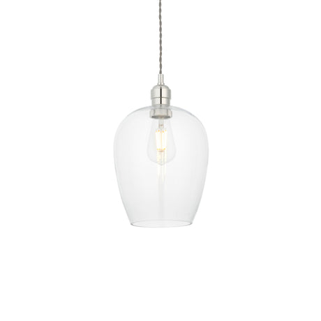 Amos Lucid Pendant Polished Nickel Small –  from Amos Lighting + Home