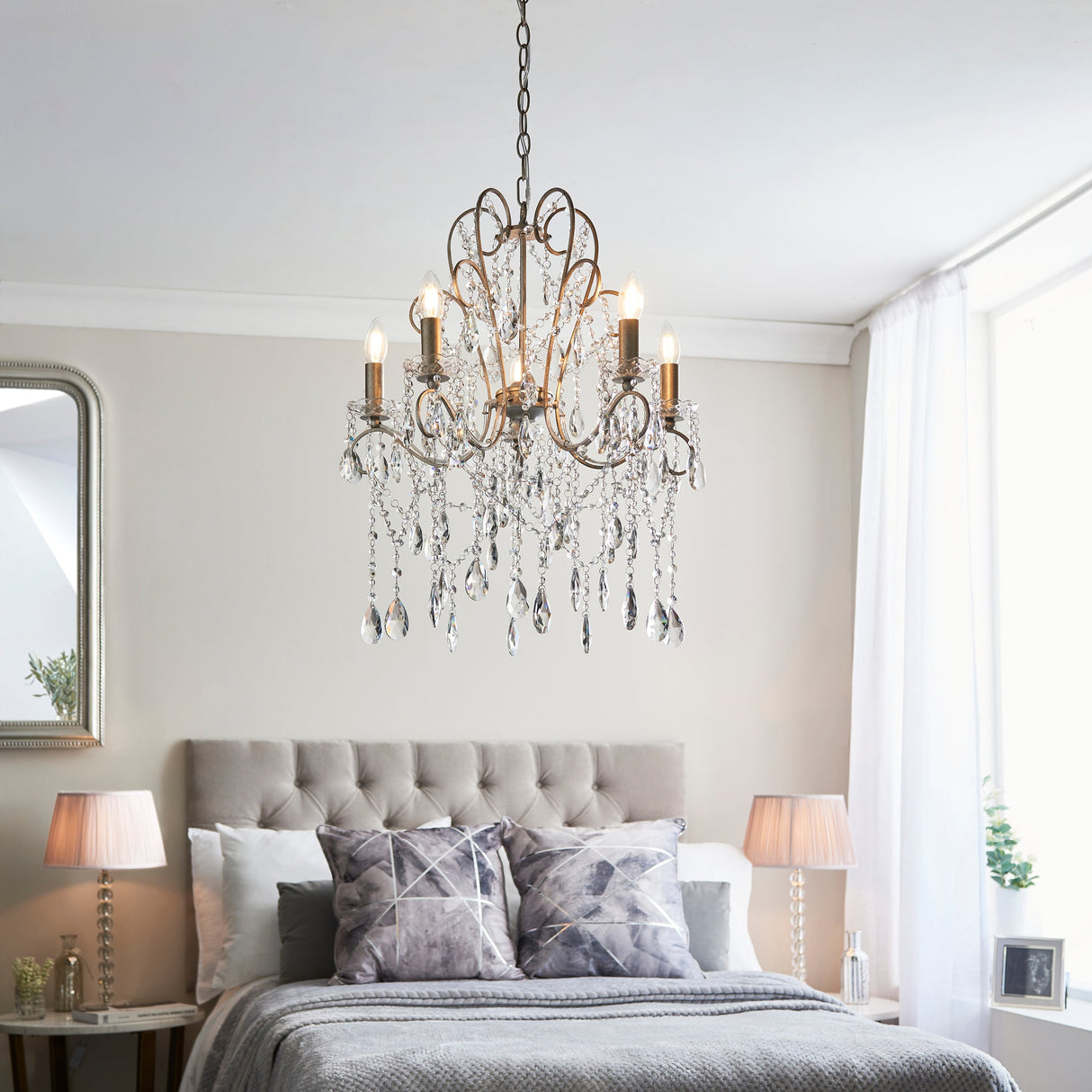 Amos Magnolious Chandelier Large –  from Amos Lighting + Home