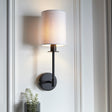 Amos Minerva Wall Light Matt Black with Shade –  from Amos Lighting + Home