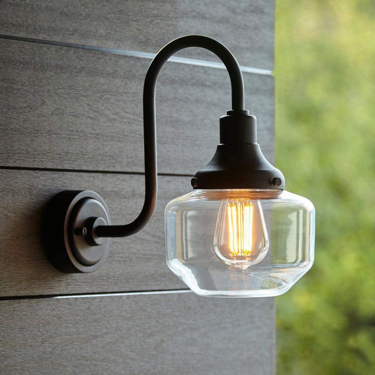 Amos Neptune Outdoor Wall Light Matt Black –  from Amos Lighting + Home