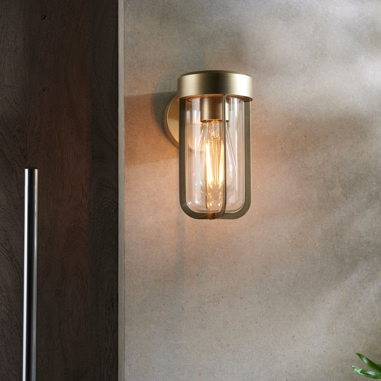 Amos Newlyn Brushed Gold E27 –  from Amos Lighting + Home