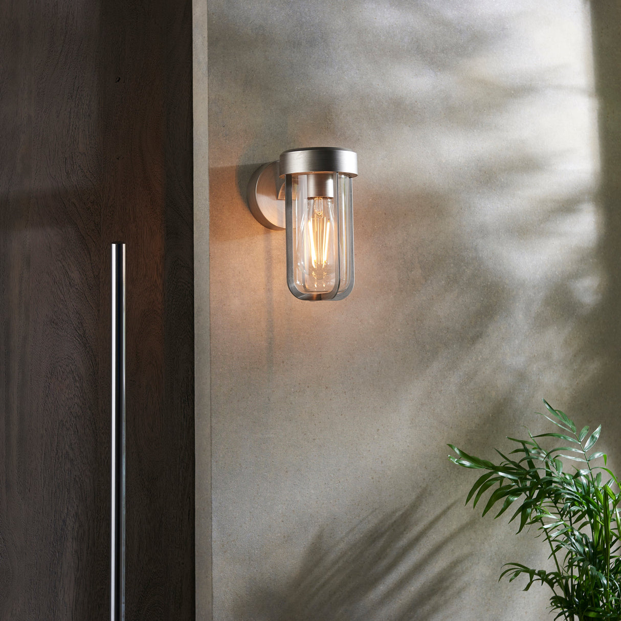 Amos Newlyn Brushed Silver E27 –  from Amos Lighting + Home