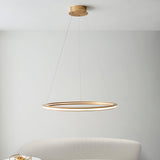 Amos Olympia D Satin Gold LED Pendant –  from Amos Lighting + Home