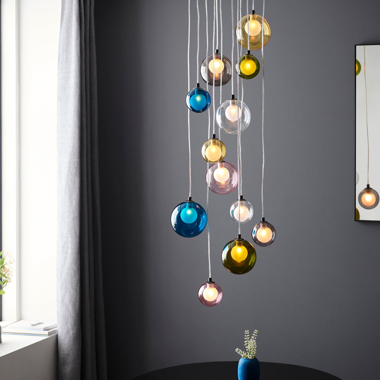 Amos Planetary 12 Light Cluster Pendant –  from Amos Lighting + Home