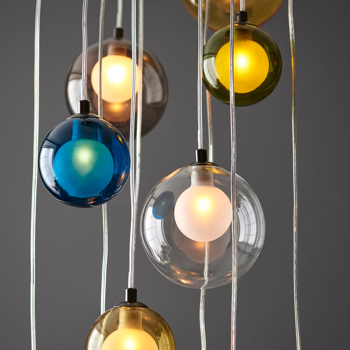 Amos Planetary 12 Light Cluster Pendant –  from Amos Lighting + Home