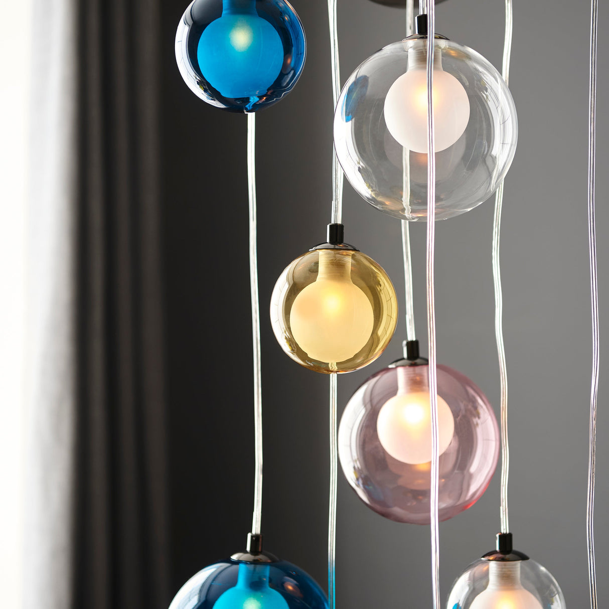 Amos Planetary 12 Light Cluster Pendant –  from Amos Lighting + Home