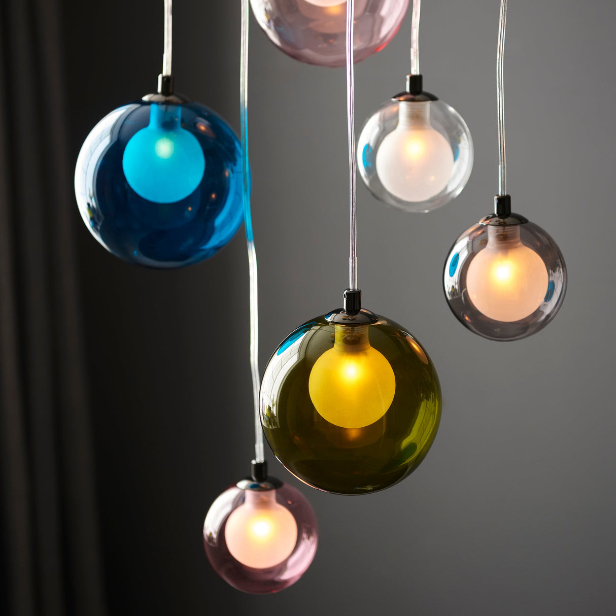 Amos Planetary 12 Light Cluster Pendant –  from Amos Lighting + Home