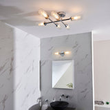 Amos Pluto 6 Arm Bathroom Ceiling Light Chrome –  from Amos Lighting + Home