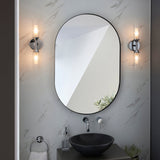 Amos Pluto Double Bathroom Wall Light Chrome –  from Amos Lighting + Home