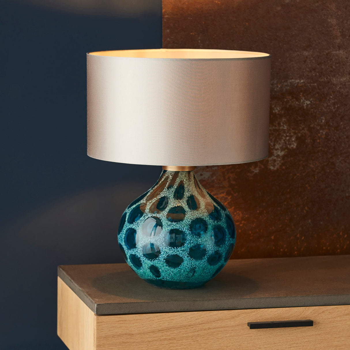 Amos Pomeroy Table Lamp Teal –  from Amos Lighting + Home