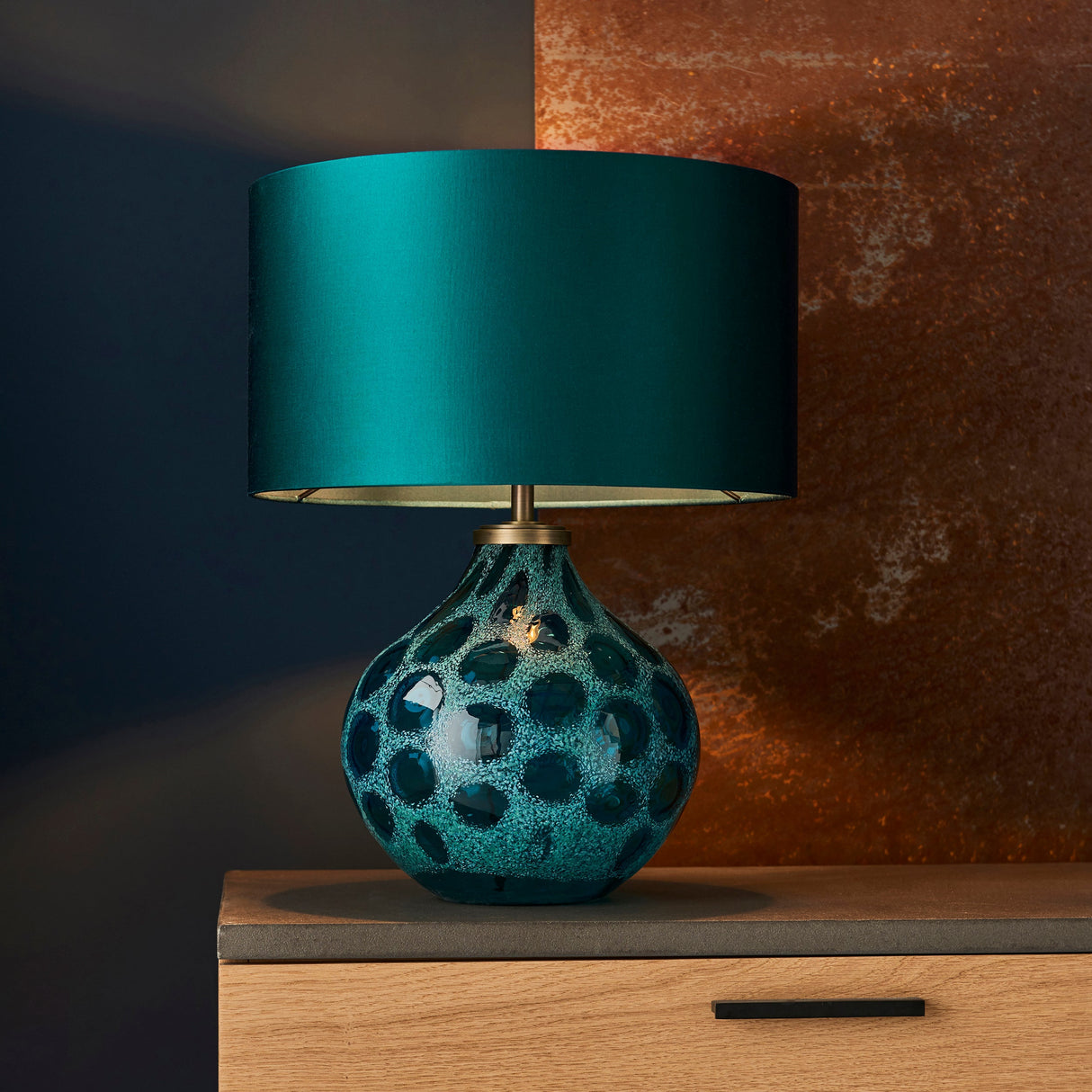 Amos Pomeroy Table Lamp Teal –  from Amos Lighting + Home