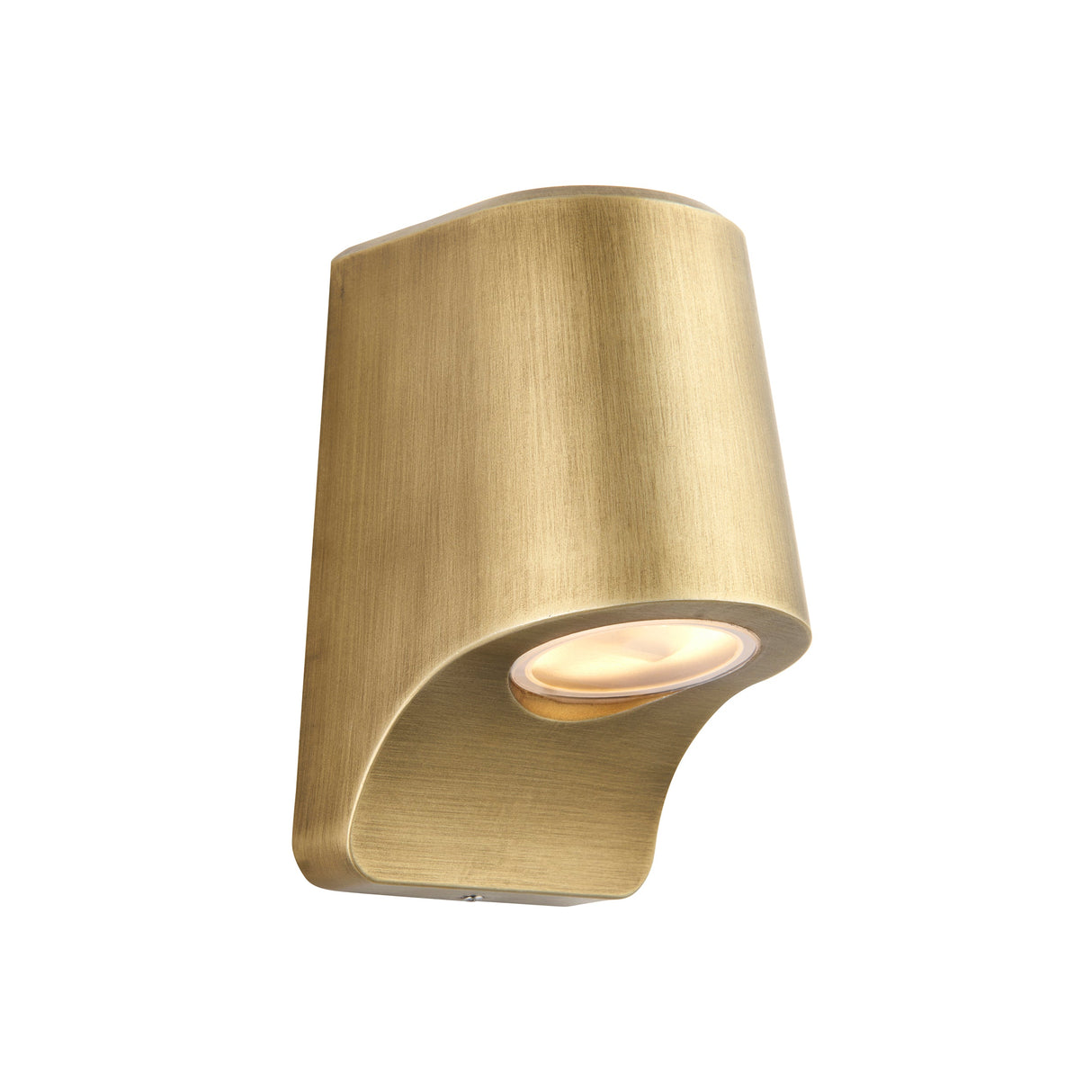 Amos Poseidon Outdoor Wall Light Brushed Gold –  from Amos Lighting + Home