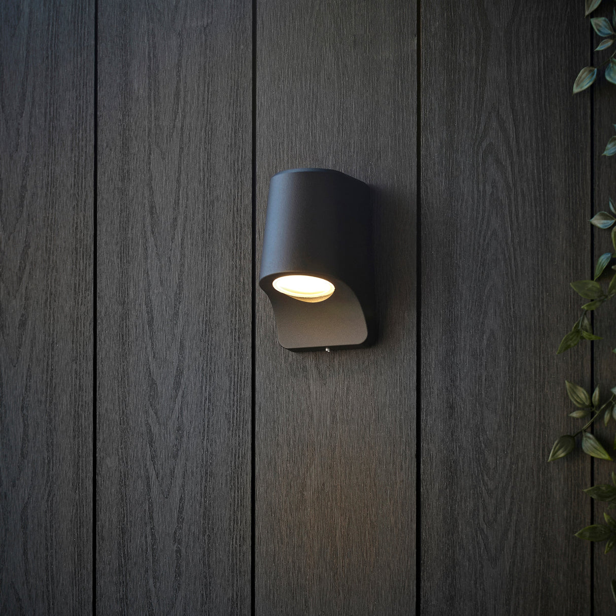 Amos Poseidon Outdoor Wall Light Matt Black –  from Amos Lighting + Home