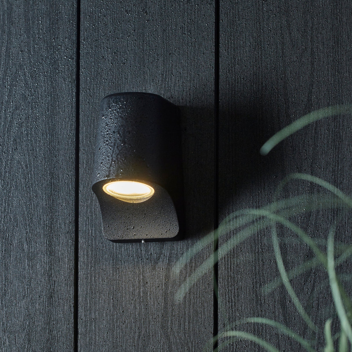 Amos Poseidon Outdoor Wall Light Matt Black –  from Amos Lighting + Home