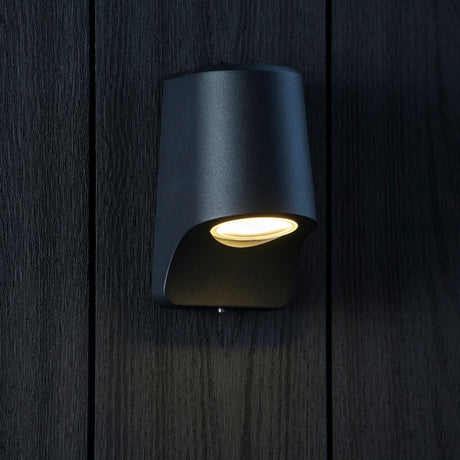 Amos Poseidon Outdoor Wall Light Matt Black –  from Amos Lighting + Home