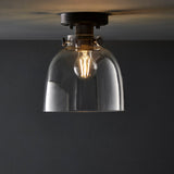 Amos Soho Flush Smokey Grey Tinted Glass –  from Amos Lighting + Home