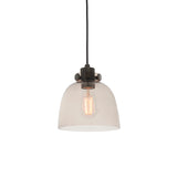 Amos Soho Pendant Smokey Grey Tinted Glass –  from Amos Lighting + Home