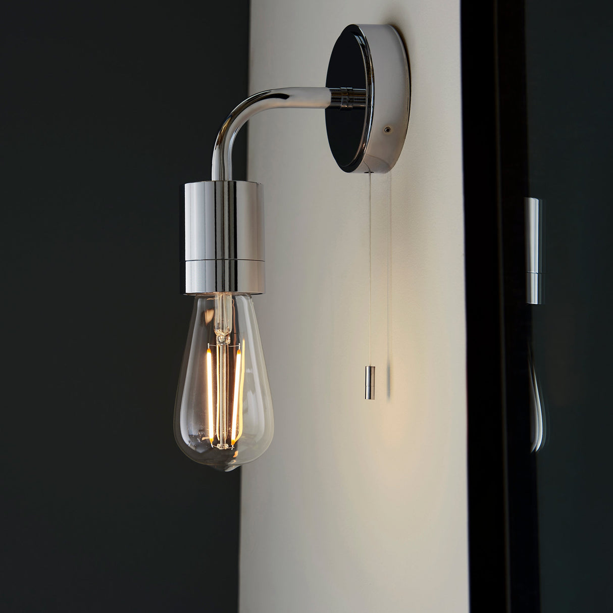 Amos Spartan Bathroom Wall Light Chrome –  from Amos Lighting + Home