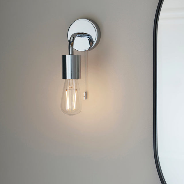 Amos Spartan Bathroom Wall Light Chrome –  from Amos Lighting + Home