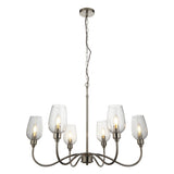 Amos Turret 6 Arm Chandelier Polished Nickel –  from Amos Lighting + Home