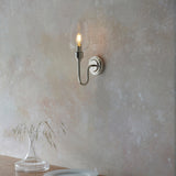 Amos Turret Single Wall Light Polished Nickel –  from Amos Lighting + Home