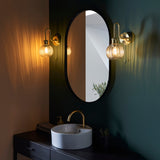 Amos Umber Bathroom Wall Light Satin Brass –  from Amos Lighting + Home