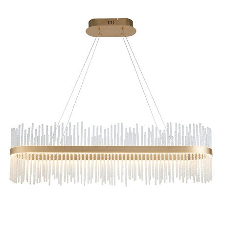 Amos Vanburgh Bar Chandelier Brushed Gold –  from Amos Lighting + Home