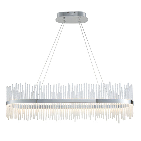 Amos Vanburgh Bar Chandelier Chrome –  from Amos Lighting + Home