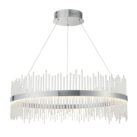 Amos Vanburgh Medium Pendant Chandelier Chrome –  from Amos Lighting + Home