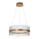 Amos Vanburgh Small Pendant Chandelier Brushed Gold –  from Amos Lighting + Home